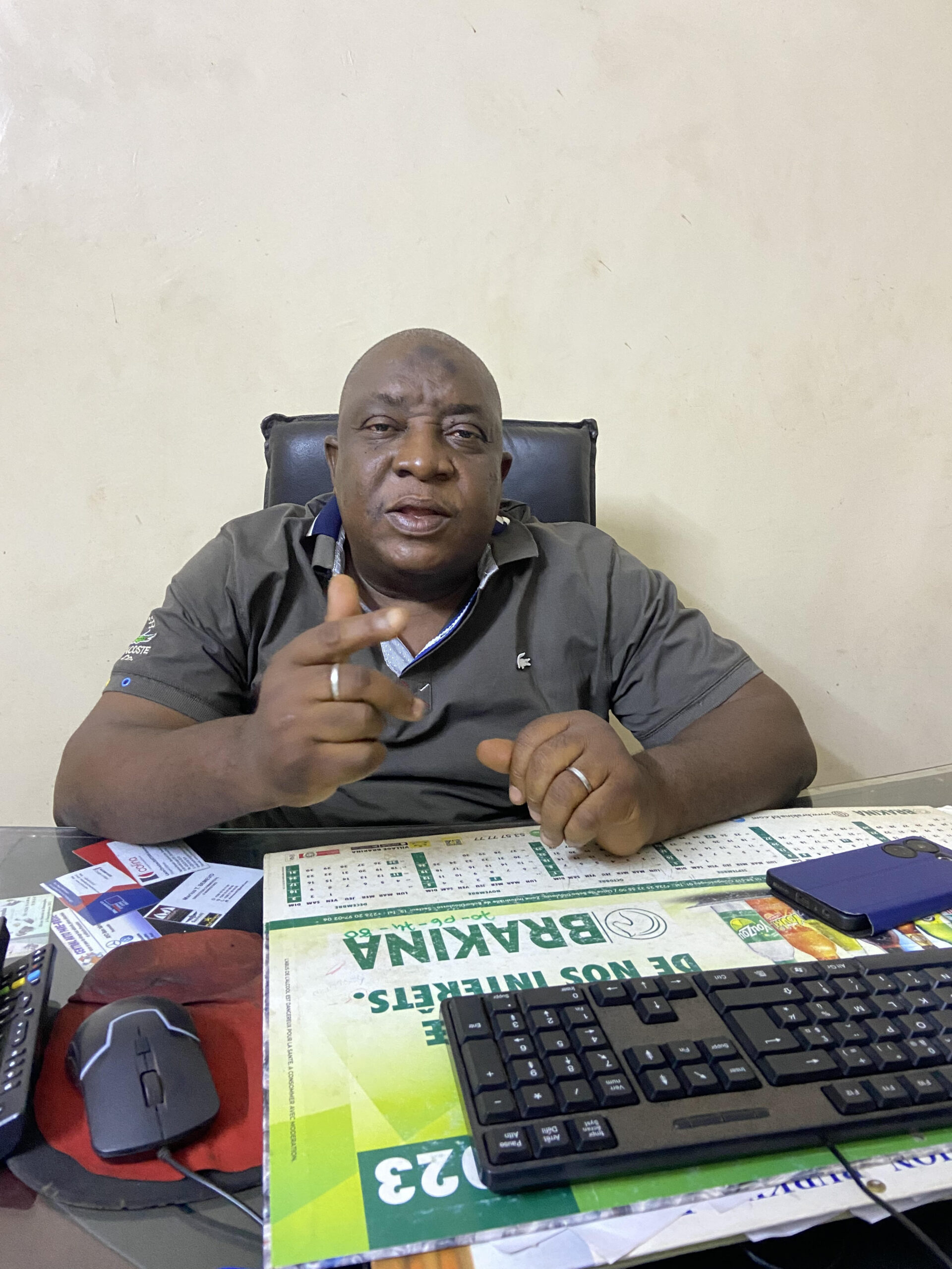 Ahmed Ouédraogo,  Secrétaire général du Syndicat national des grossistes de boissons au Burkina Faso.