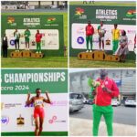 Championnats d’Afrique Seniors de la Région II à Accra : Quatre Médailles pour le Burkina au Saut et au 100m Haies